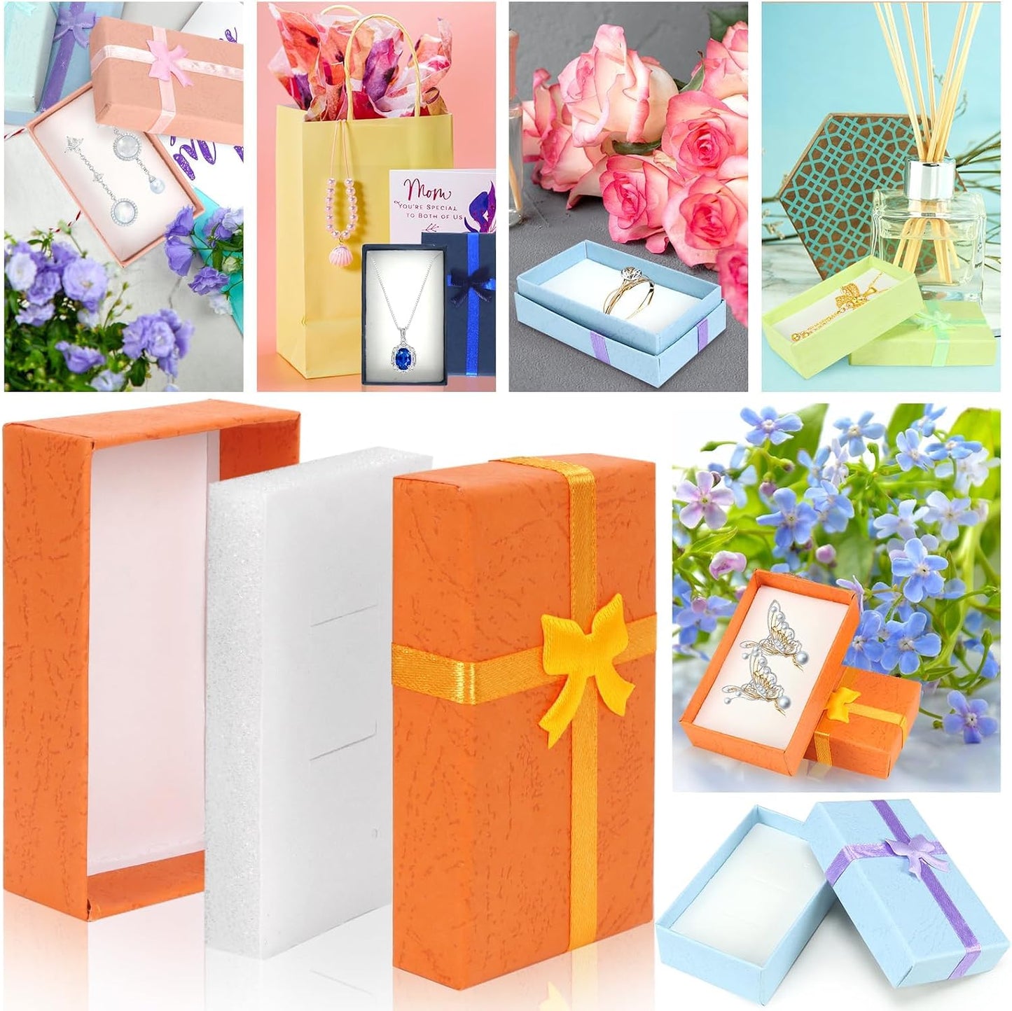 18 Cajas Regalo Joyas Surtidas 3.15x1.97"