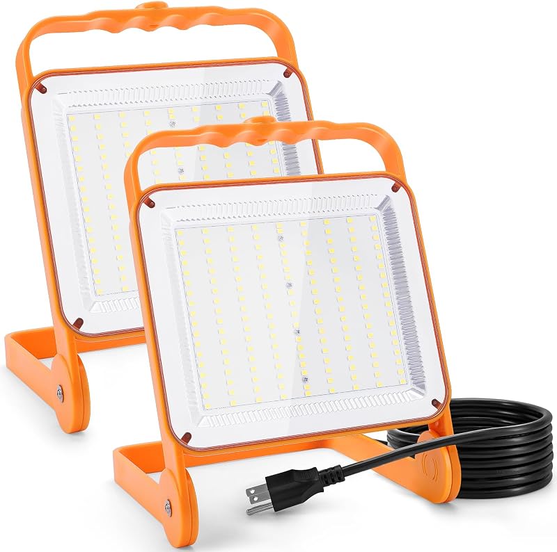 Luz trabajo LED 50W IP65 ajustable 5000K set 2