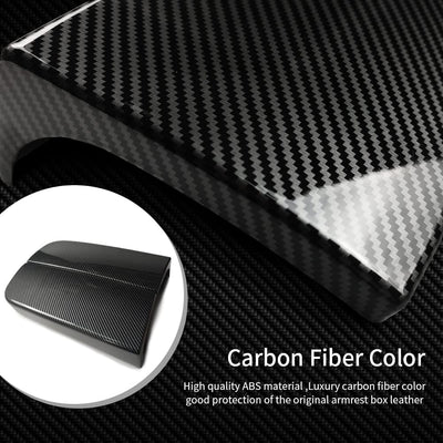 Cubierta consola BMW X5 X6 X7 fibra carbono 2019-2021