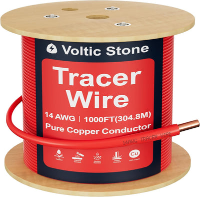 Cable trazador 14 AWG 100% cobre sólido resistente corrosión