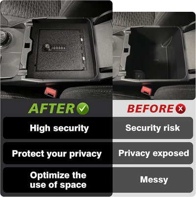 Caja fuerte consola Ford Ranger 24-25 alta seguridad