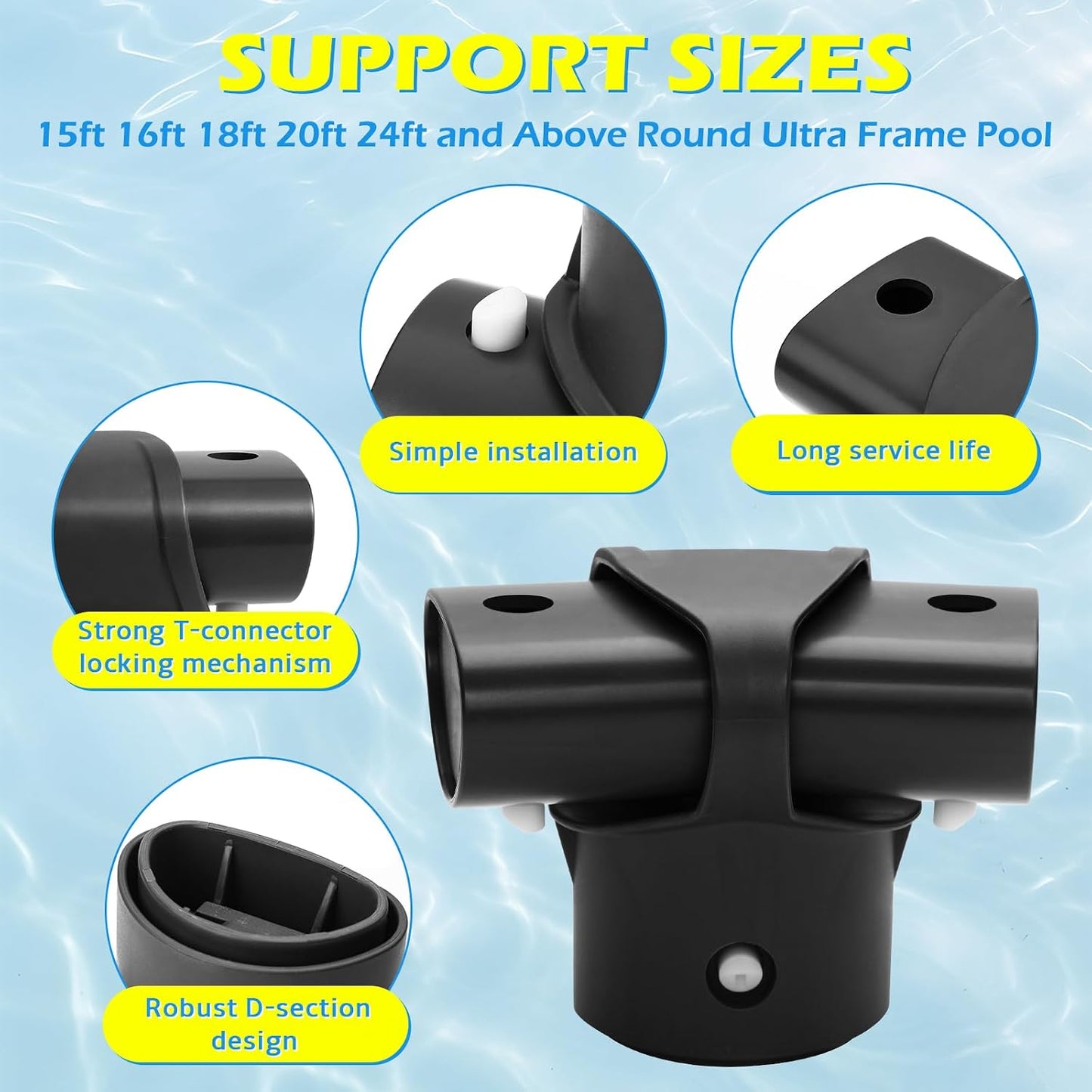 Repuesto T-Joint para piscina Intex 15-24 pies