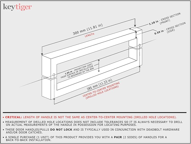 Tira de regadera acero inox plana para puerta