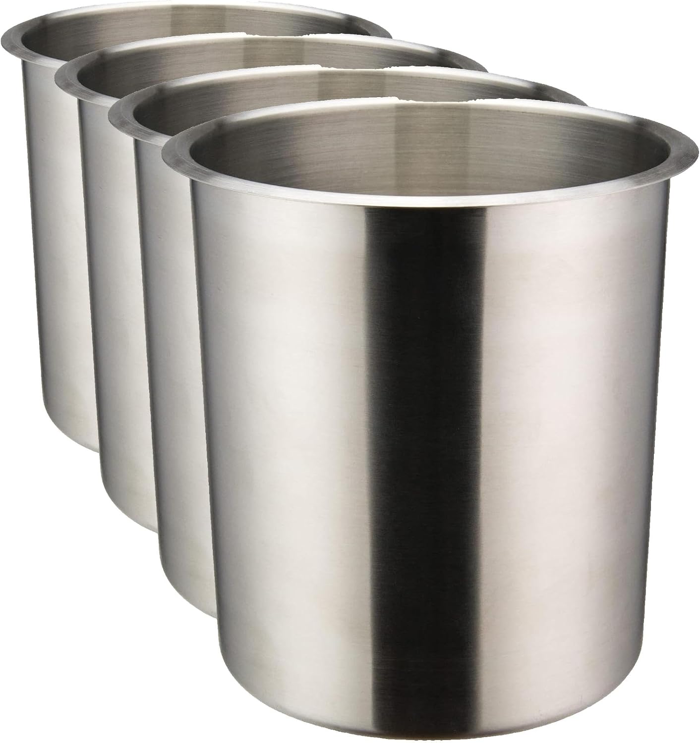 Bain Marie acero inox 4.25qt NSF comp 4 Pzas