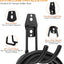 Soporte pared cargador EV gancho J acero negro