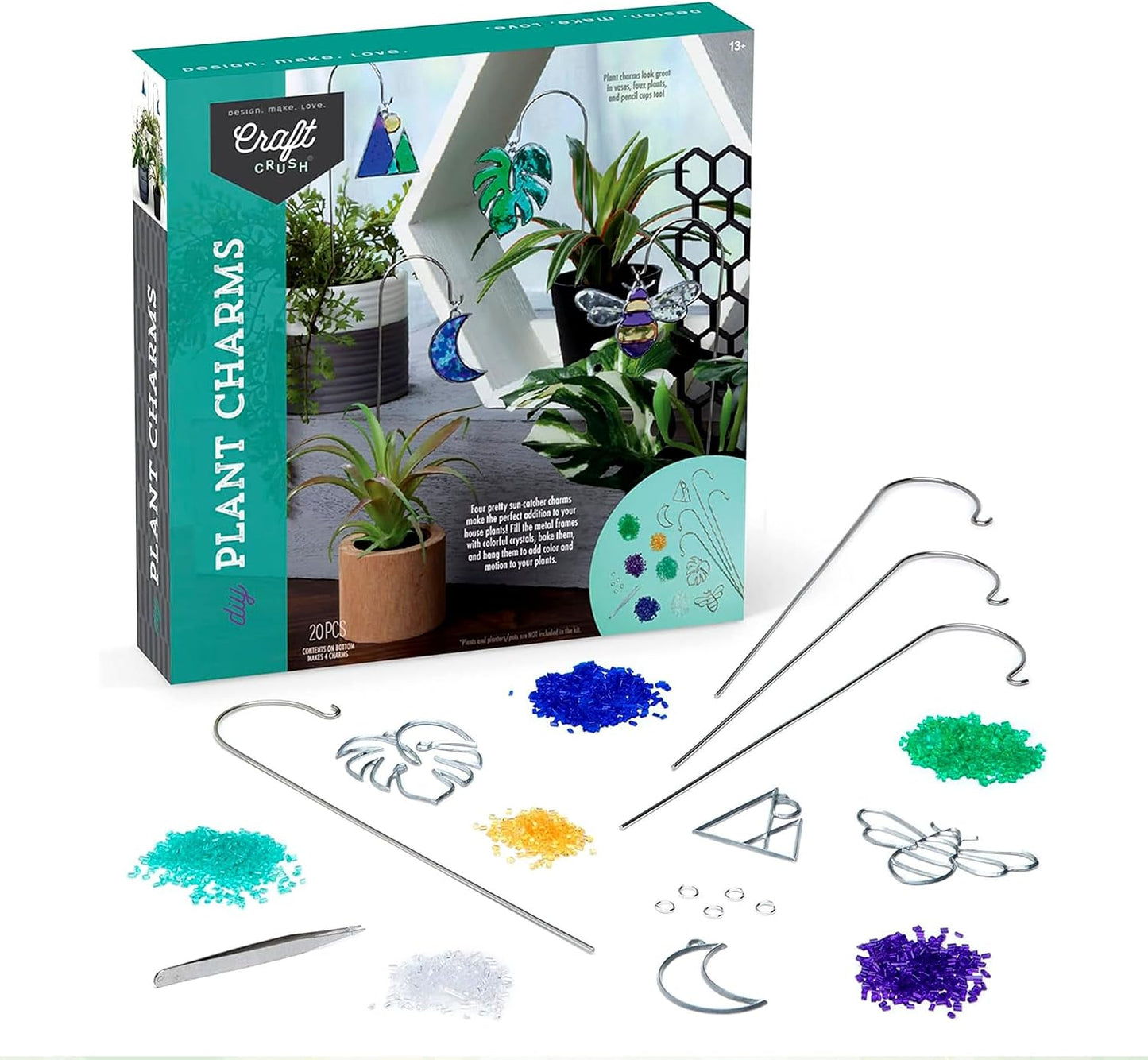 Kit 4 dijes atrapasoles metal estacas jardín decoración