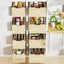 Organiz. cajón madera correderas riel 8"