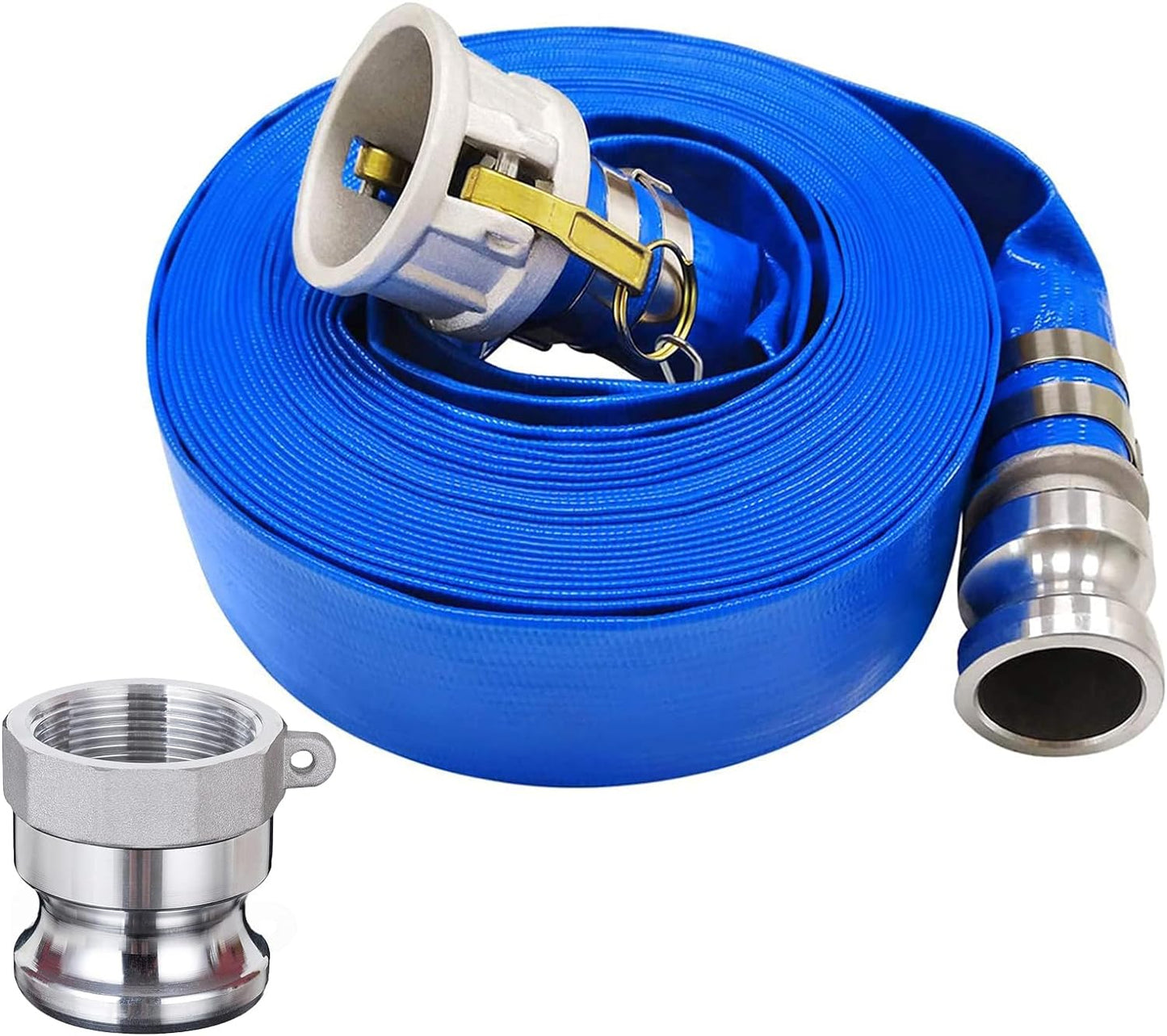 Manguera descarga azul 2" x50ft accesorios Caml C E A