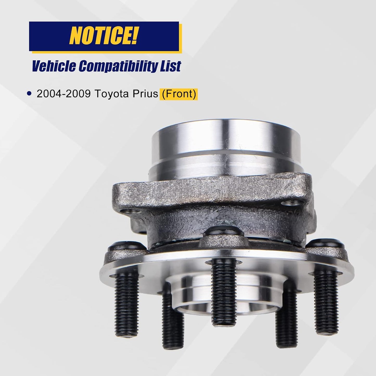 2 Cojinetes rueda delantera kit cubo comp Toyota Prius