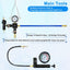 Kit comprobador presión refrigerante automotriz