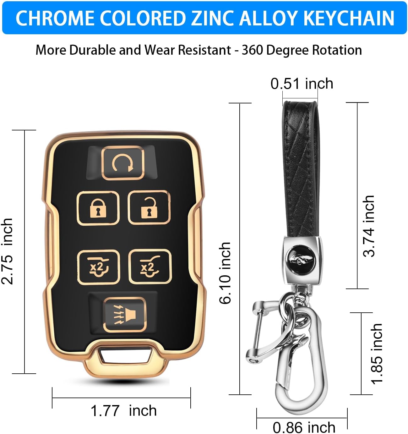 Funda TPU llave Chevy Silverado 1500 2500HD 3500HD Tahoe