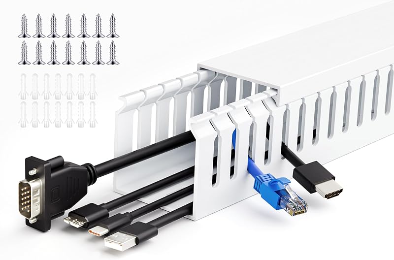 Kit gestion. cables rack servidor 66pulg 2pulg x 2pulg PVC