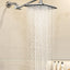 Cabezal ducha lluvia rectangular acero inox 11"