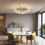 Candelabro moderno techo cristal 24pulg sala comedor