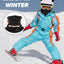 Calentador cuello niños paquete 2 forro polar doble capa invierno