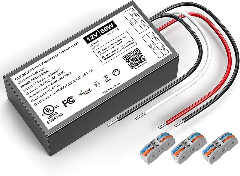 Controlador LED 12 V 60 W comp Lutron Leviton