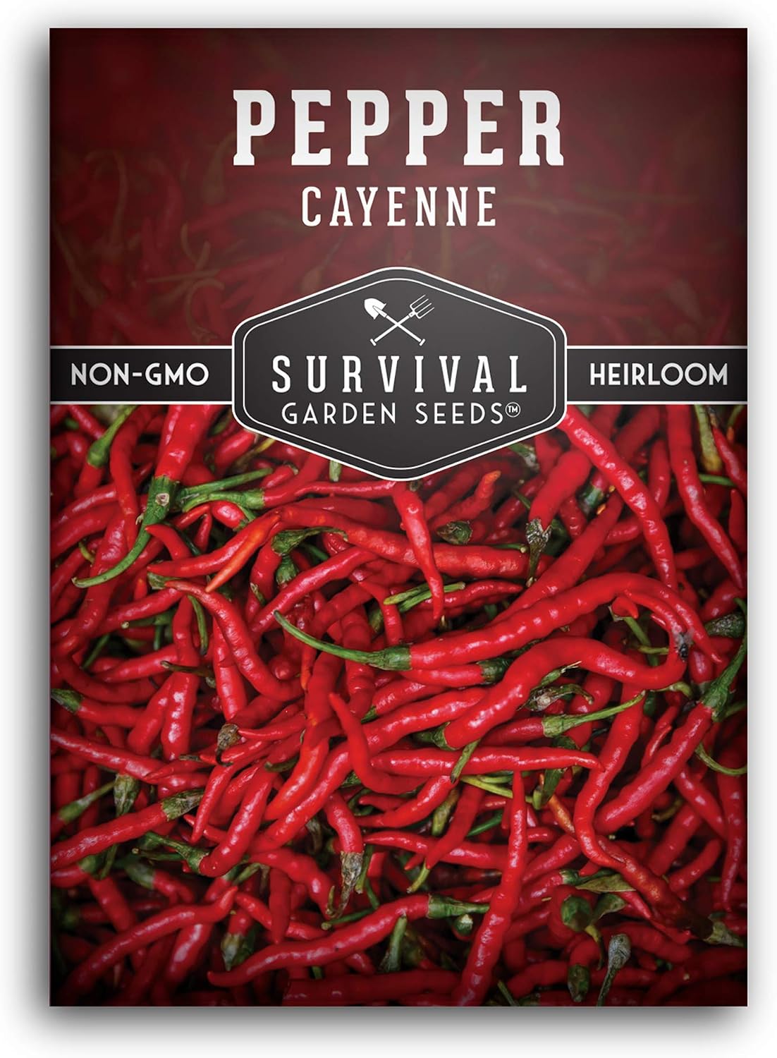 Semillas pimienta cayena rojo tradicional 30-50k Scoville paquete 1