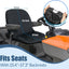 Funda asiento cortacésped malla 600D 12.6-14.6"