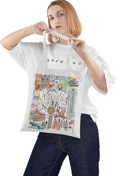Bolsa reutiliz. Knoxville souvenir para comestibles