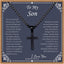 Collar cruz para hombres regalo día del padre Navidad