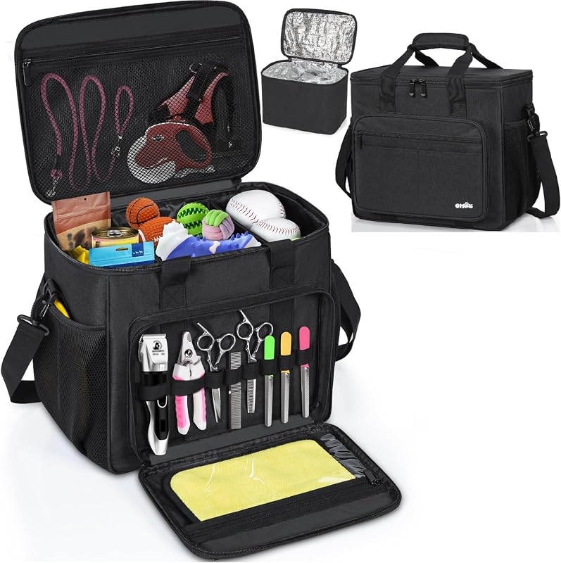 Bolsa aseo mascotas negro organiz. herramientas