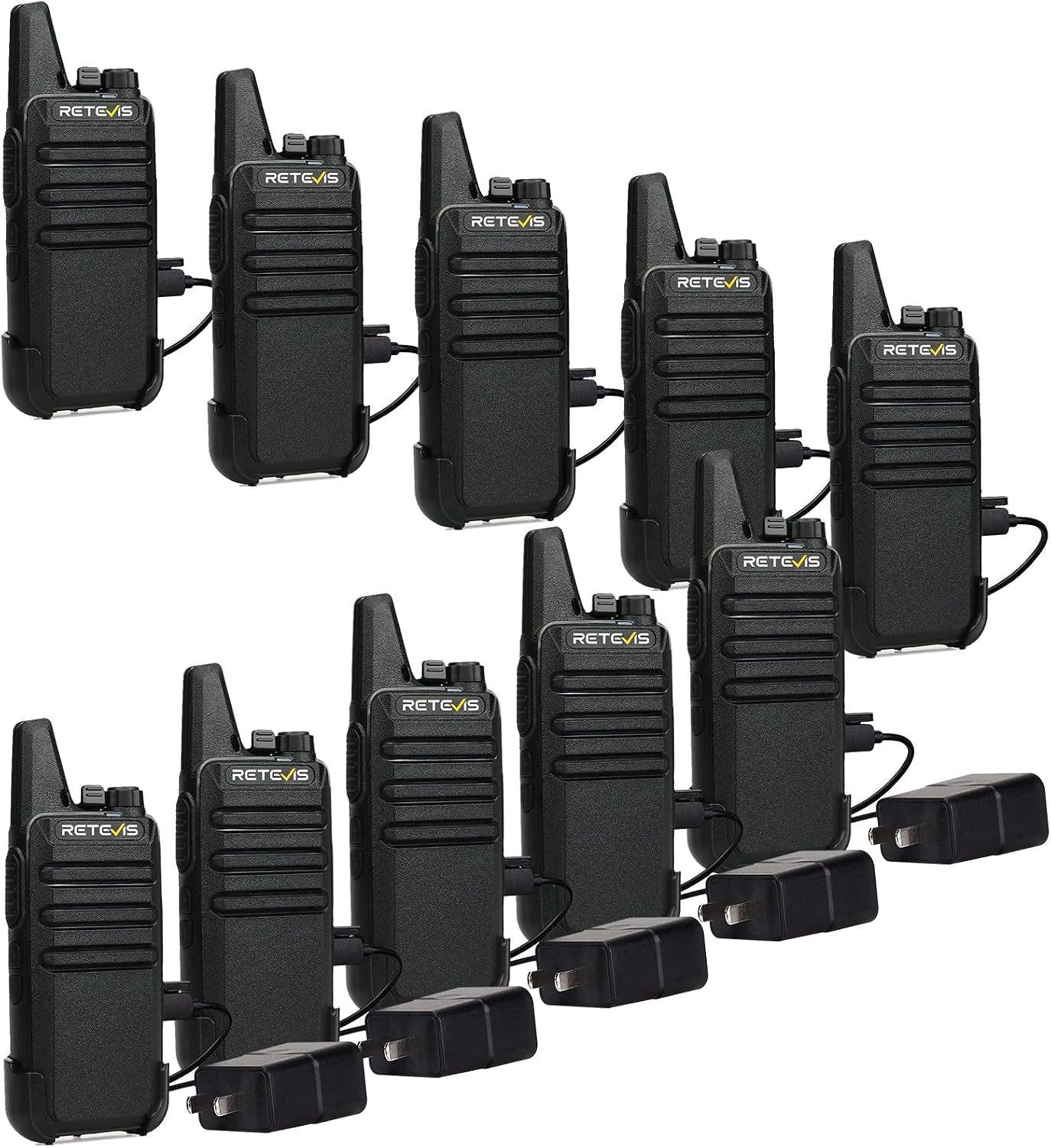 Walkie Talkies RT22 recargables bidireccional para adultos