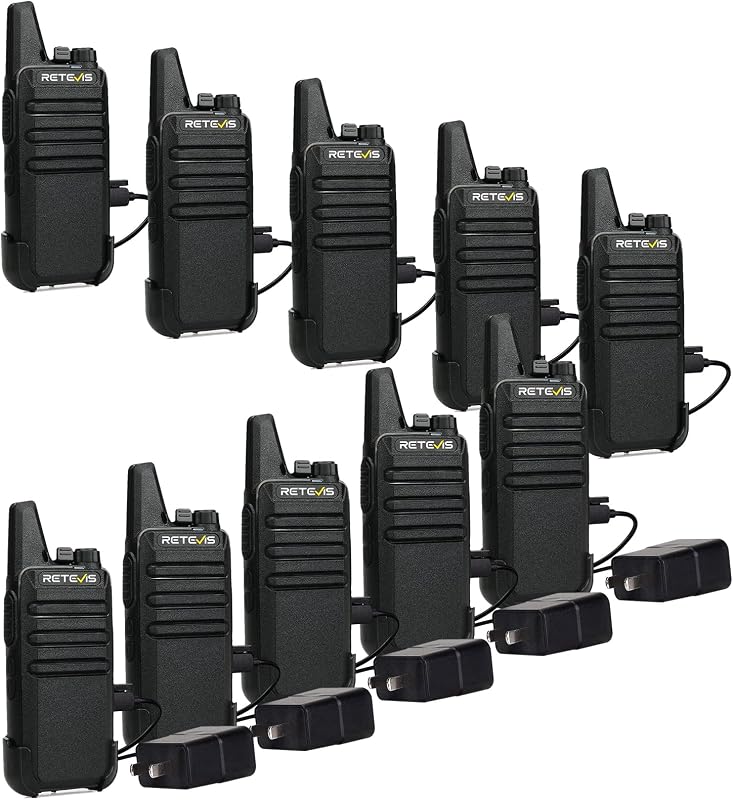 Walkie Talkies RT22 recargables bidireccional para adultos