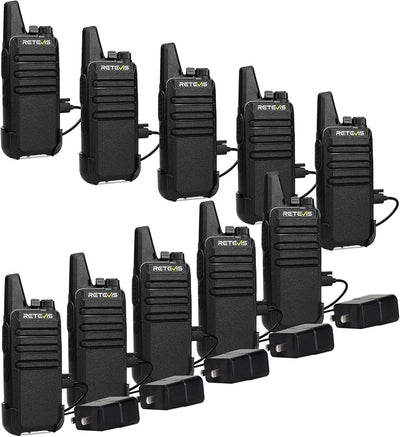 Walkie Talkies RT22 recargables bidireccional para adultos