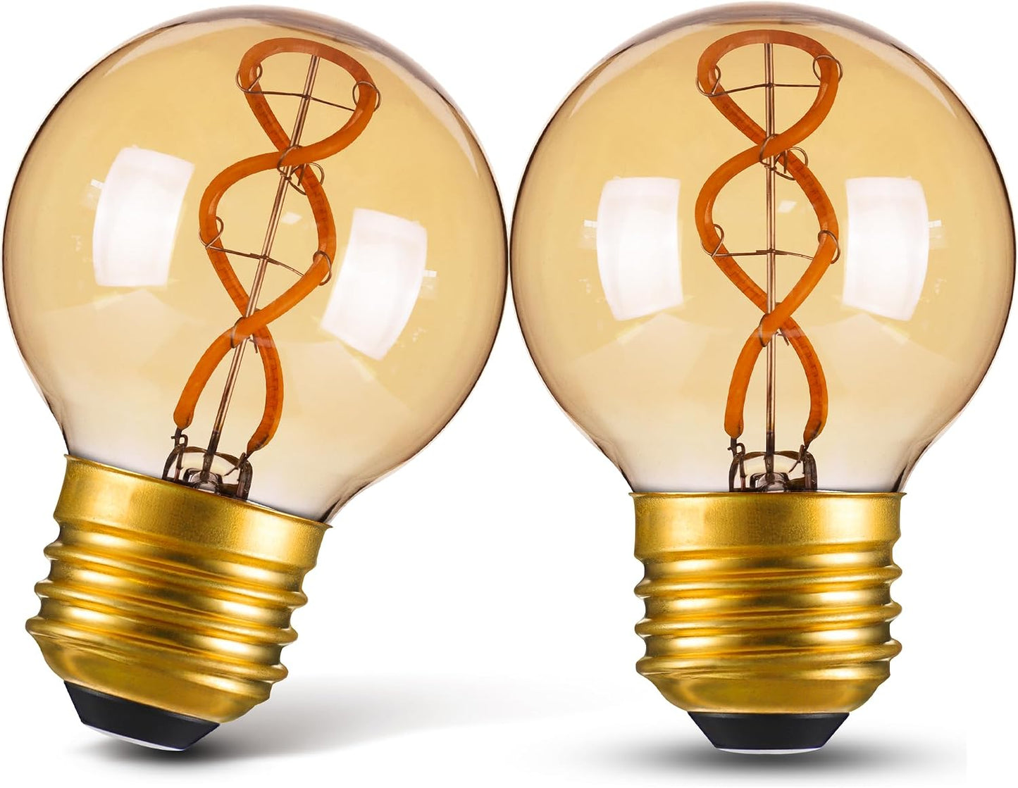 Bombilla LED ámbar E26 regulable equivalente 25W 3W G16.5/G50