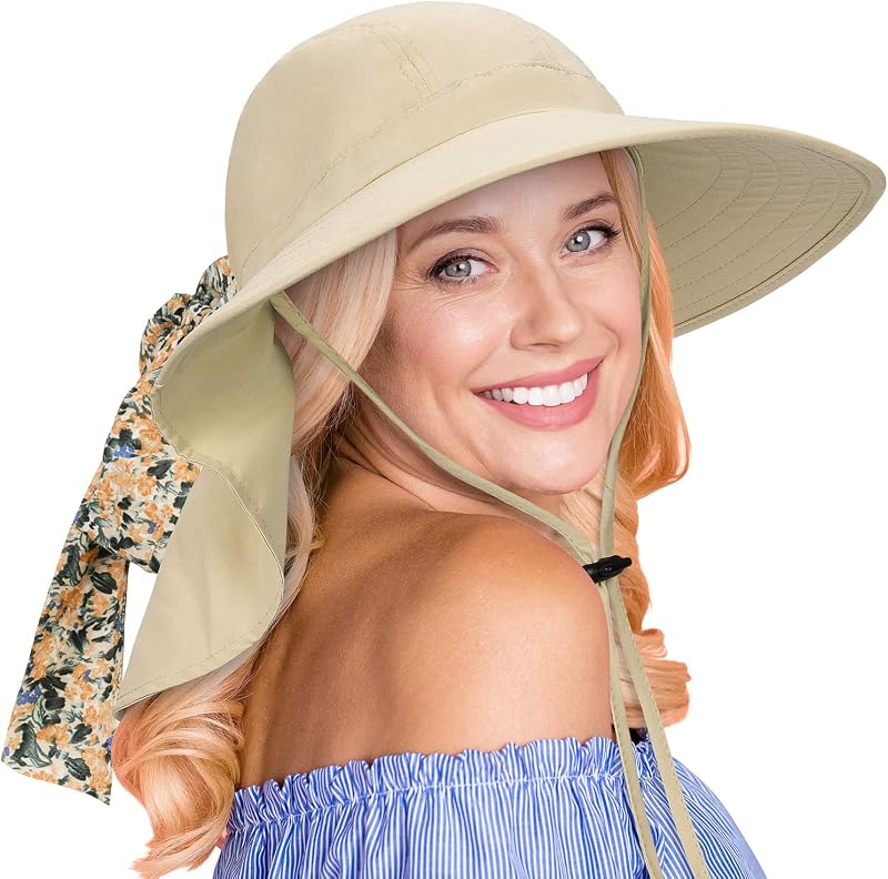 Sombrero playa ala ancha mujer UV verano viajes