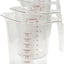 Set 5 Tazas Medidoras Policarbonato Transparente