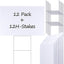 12 Letreros Jardín Blanco H 18x12pulg Garaje