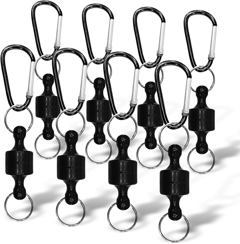 Ganchos magnéticos para acampar 8 pzas