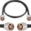 Cable extensión coaxial RG58 N macho N macho 50 ohmios