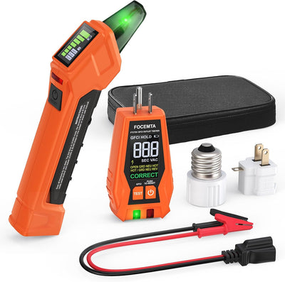 Kit probador disyuntores GFCI 90-135V adaptadores