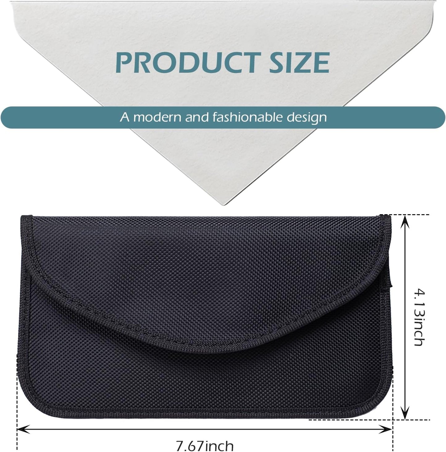 2 Bolsas Faraday para Teléfono Antirrobo Negro