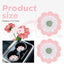 2 Posavasos Automóvil Diseño Flores Ganchillo Algodón