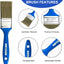 Set 40 Pinceles Planos 1.5pulg para Paredes y Pintura