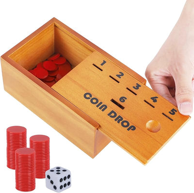 Juego mesa madera dados 48 fichas 2-6 jugadores