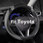 Funda volante Toyota Rav4 Corolla Camry Highlander negro