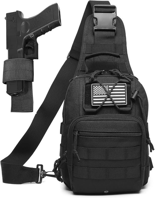 Bolsa táctica para hombre EDC bandolera 7 litros