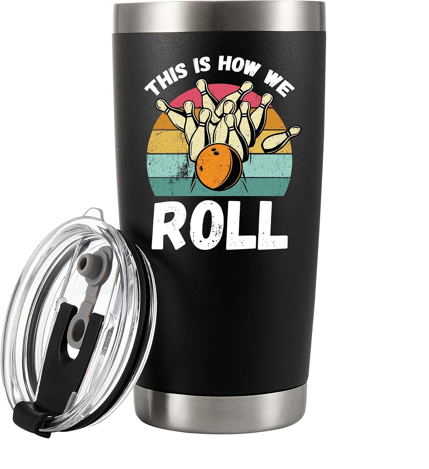 Taza viaje acero regalo boliche con aislamiento vacío