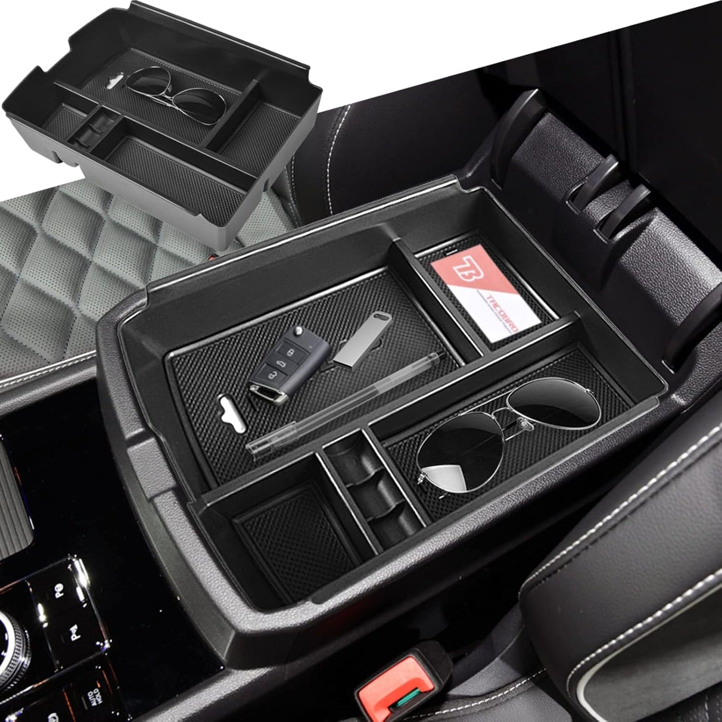 Organiz. consola Atlas Cross Sport caja guantes