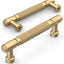 Set 10 Tiradores Gabinete Níquel Bronce Champagne 3.75"