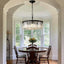 Candelabro cristal techo 3 niveles 8 luces comedor