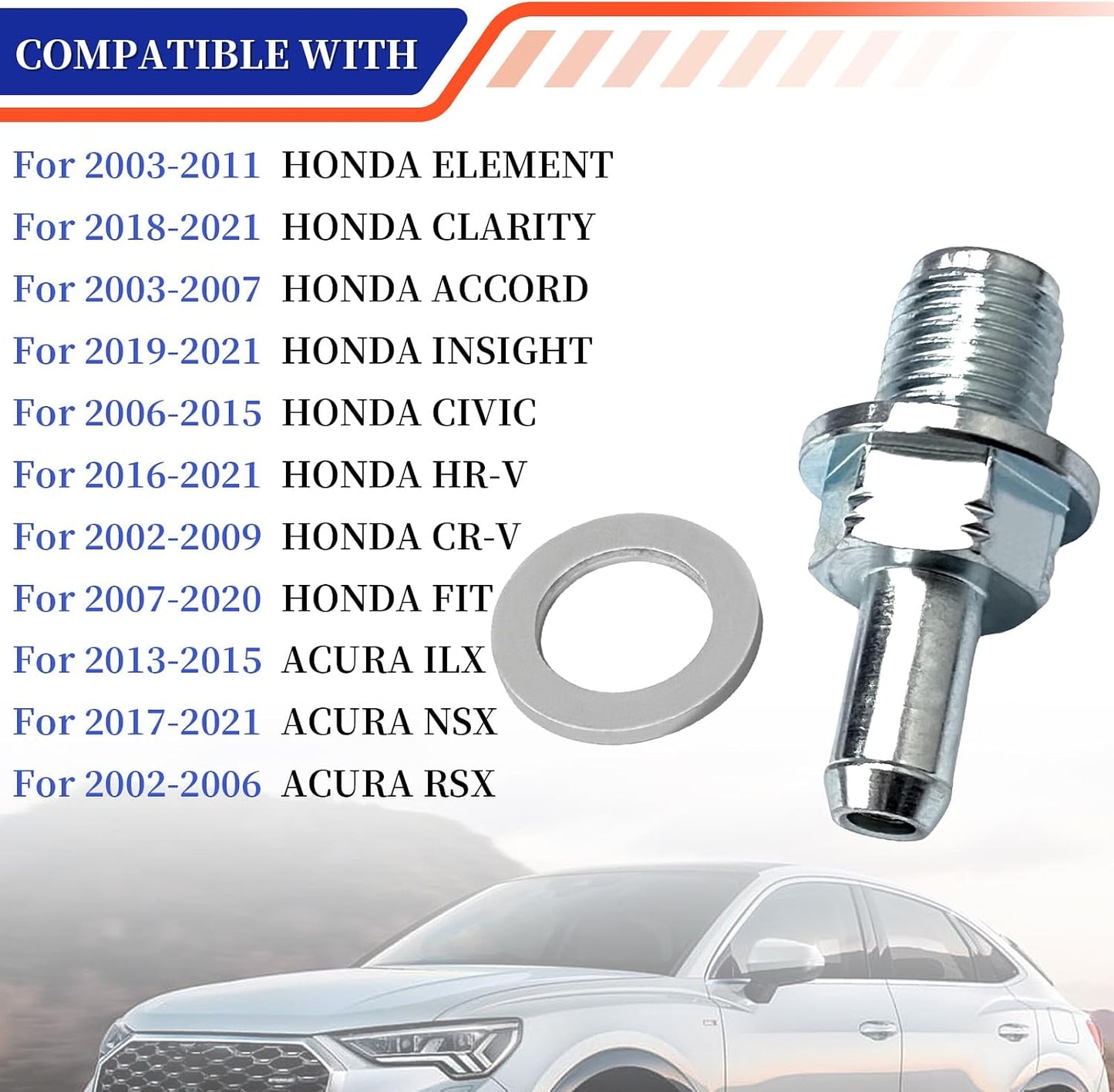 Válvula PCV positiva para Honda CRV Accord Civic