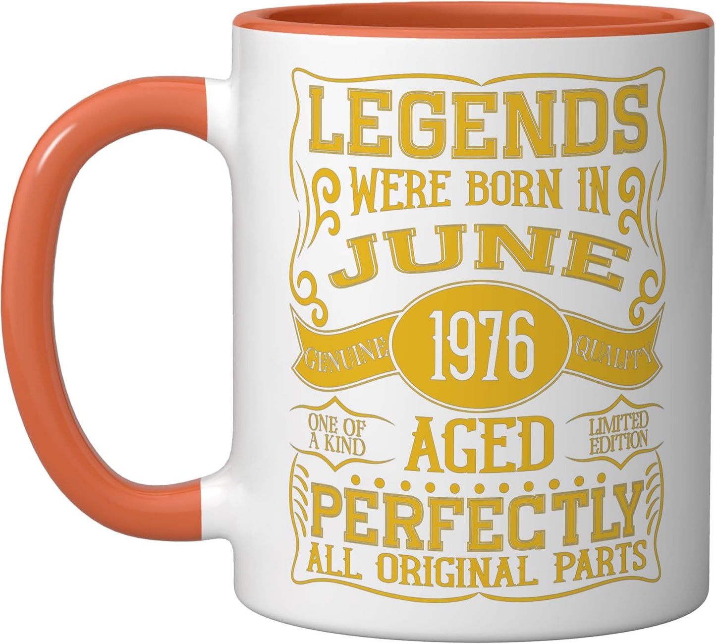 Taza Cerámica Cumpleaños 50º Nacida Junio 1976