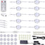 Enchufe LED regulable 10 luces disco enlazables control