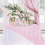 Mantel encaje rosa 60x120pulg 6pzas para boda vintage