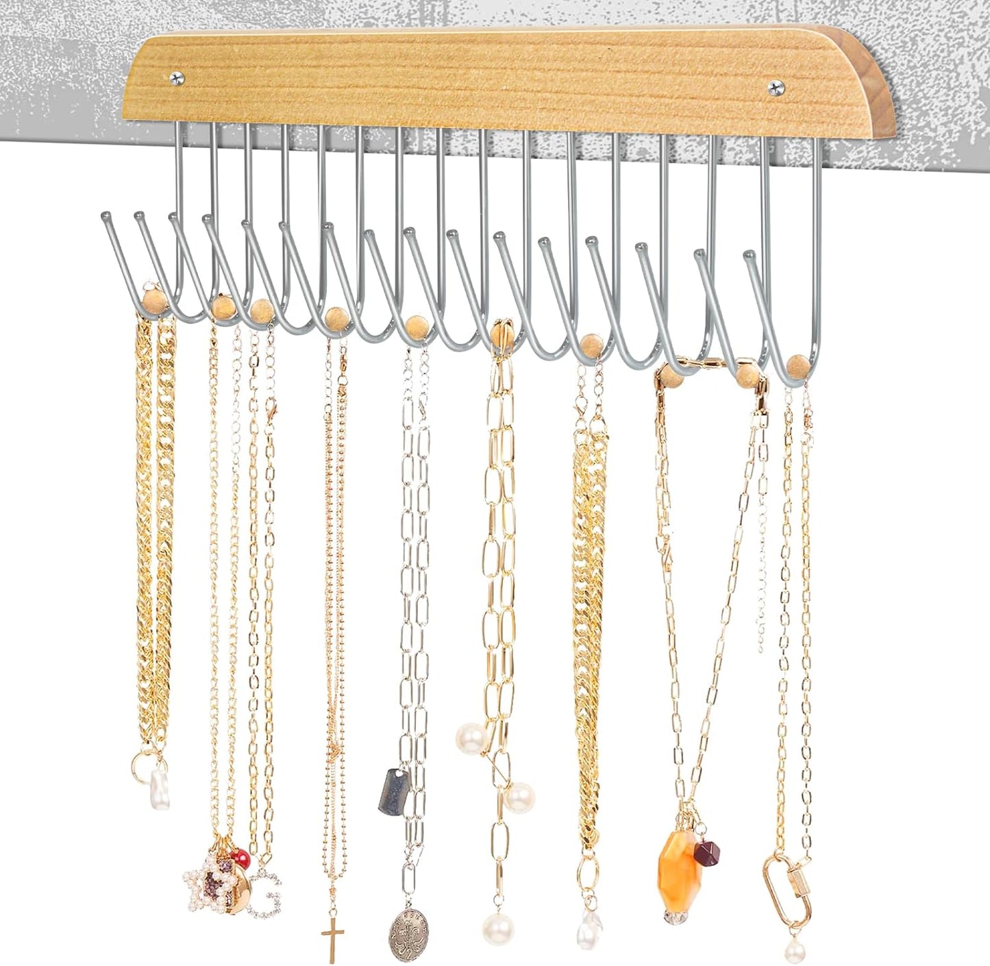 Organiz. joyas para colgar pared collar